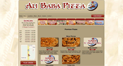 Desktop Screenshot of duncan.alibabapizza.ca